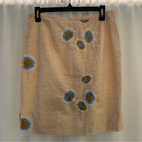 TOCCA Dandelions Silk Blend Skirt - Size 8 - Picture 6 of 6